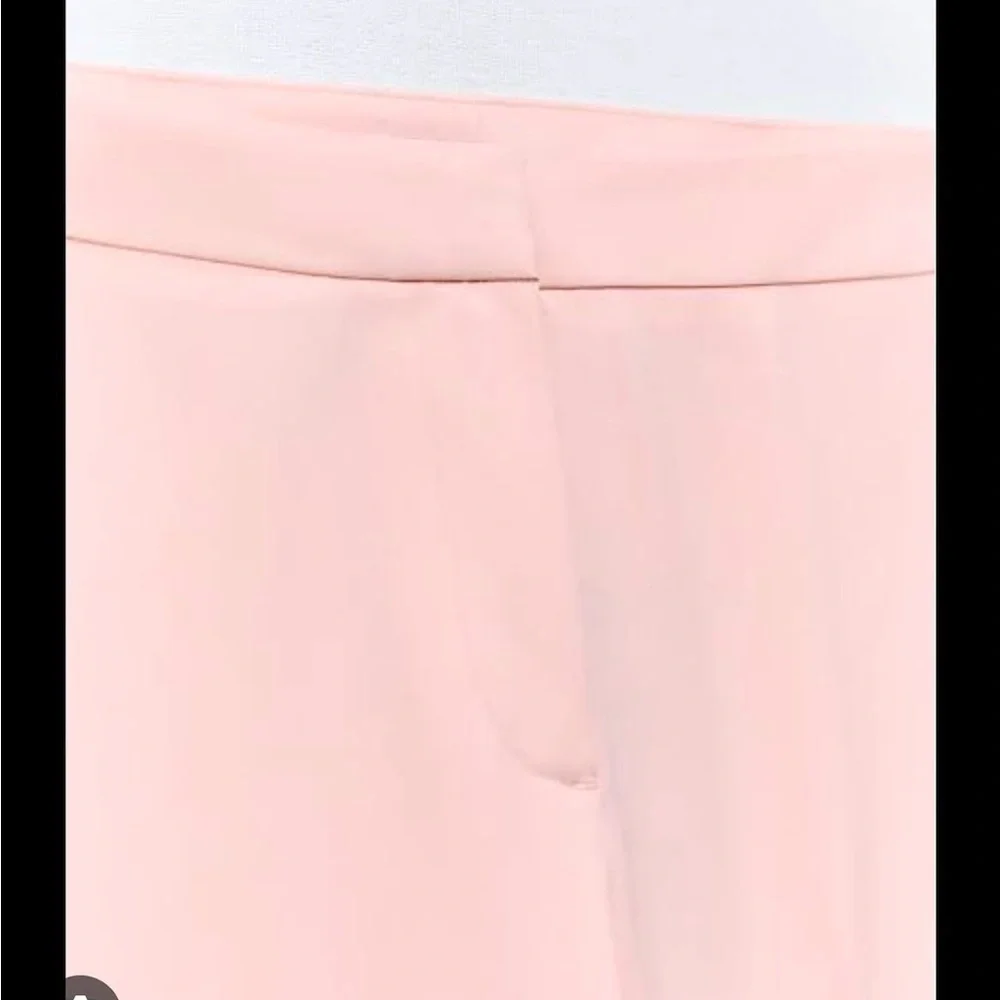 New! Zara medium light pink trouser pants .